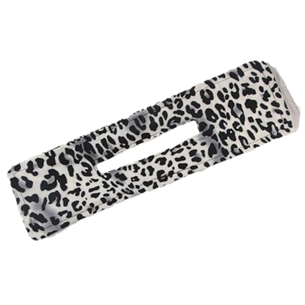Kvinnor Lazy Hair Curler Magic Bun Maker Styling DonutBow Band Former Twist ♤♤ leopard print light gray one-size