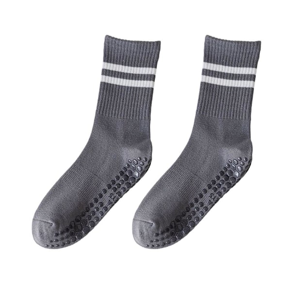 Halkfria Snabbtorkande Strumpor Professionella Halkfria Yogastrumpor Hög Elasticitet Damhoppningsstrumpor grey 35-43EU