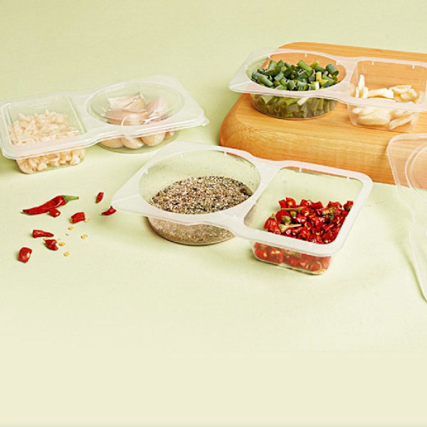 Återanvändbara Snack Pack Behållare, Nöt Ost Hopfällbara Snack Behållare A1U0 A 20pcs