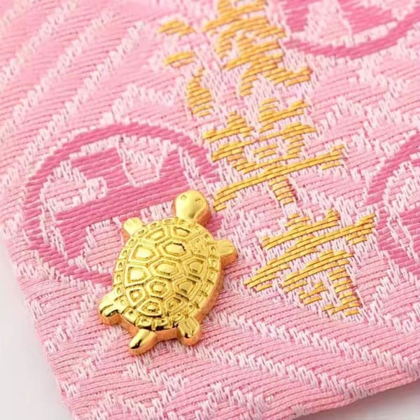 Mini Gyllene Pengasköldpadda Välsignelser och Lyckobringande Tillbehör ]_ Q9G2 T7R6 L2B4 Sensoji Temple onesize