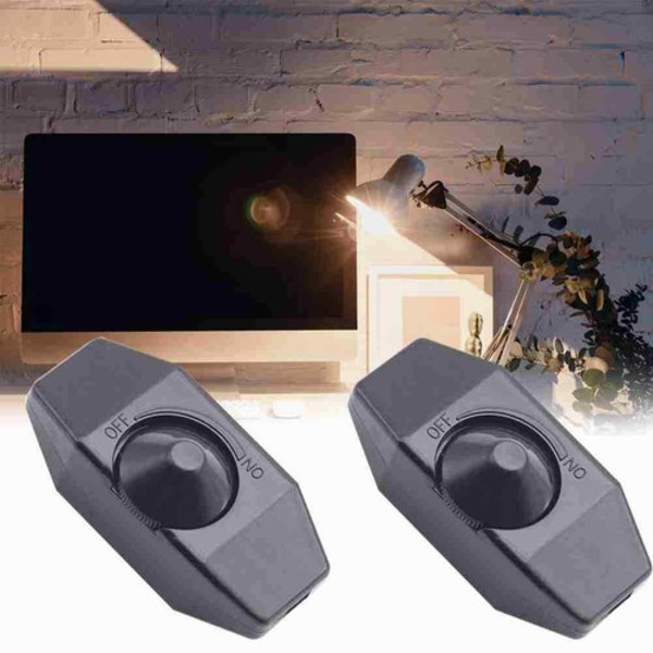 Dimmerbrytare för golvlampa, LED-strip, tejp   NY white One-size