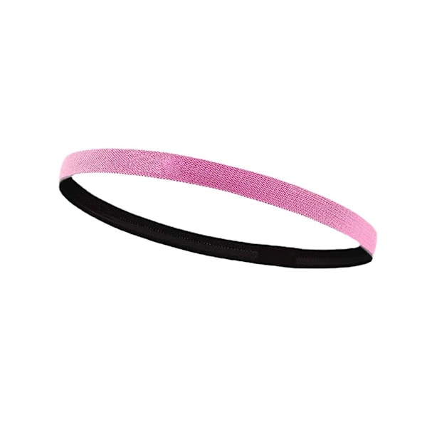 Fint Sportpannband Anti-Slip Svettabsorberande Hög Utomhus Yoga Löpning Stilfull Fitness J1i3 pink onesize