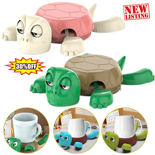 Sköldpadda Underlägg 3D Mugg Hållare Panda Underlägg Varm GreenB 1pcs