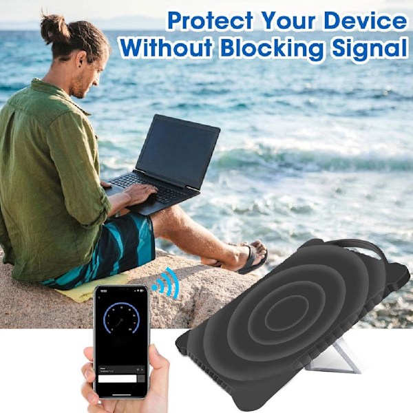 Skyddande Silikonfodral för StarLink Mini Satellitdisk Fullständigt Skydd Varm Black 1set
