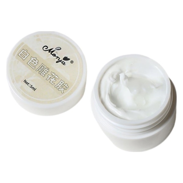 Nagel Skulpteringslim Vitt Skulpteringslim Mjukt Godis Icke-klibbigt Enkelt Black 5ml