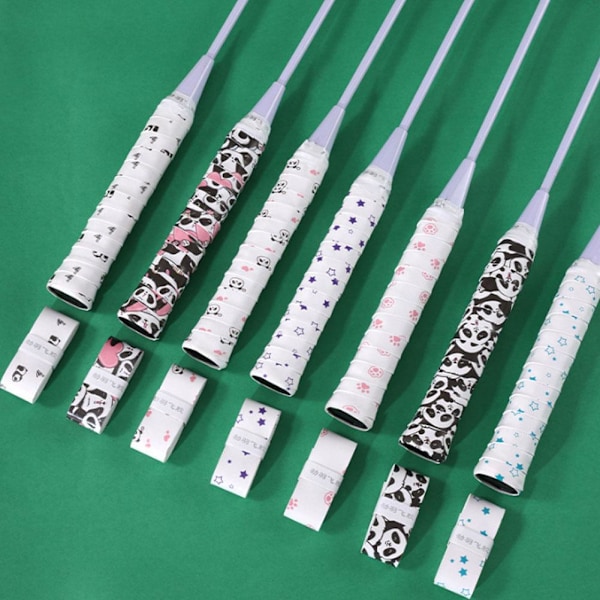 Badminton Tecknade Greppband Klibbiga Halkskydd Slitstarka D7 Blue Star 1pc