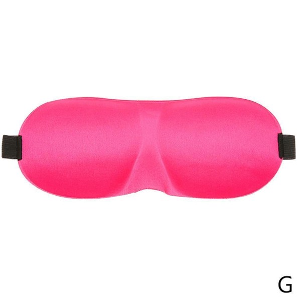3D Reseögonmask Sovmask Vadderad Skugga Skydd Vila Avslappning Sovbindel Z1O0 rose one-size
