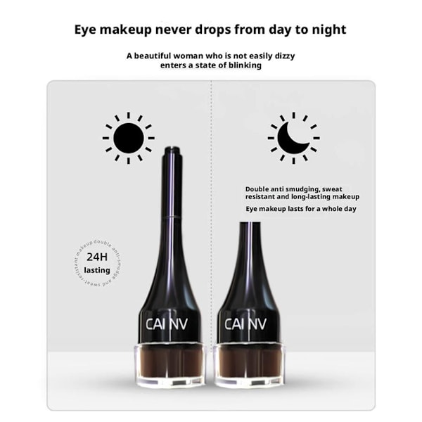 Vattentät Långvarig Eyeliner Penna Smink Flytande Eyeliner Cr Z7A4