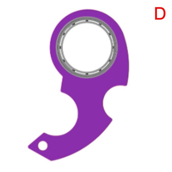 Nyckelring Spinner | Fidget Toy By Key Spinz Hand Spinner Anti;An purple one-size