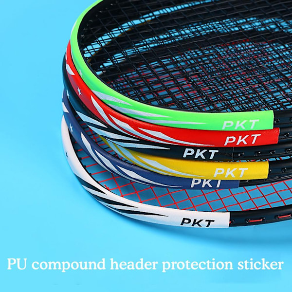 【Finns i lager】1/6 st Badmintonracket Huvudskydd Sport Off Skydd Anti Färgbeständig V0W5 5PC onesize