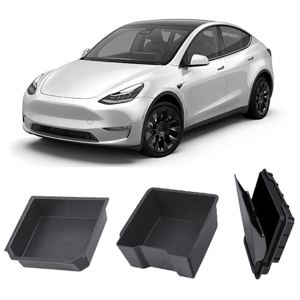 Armstödsbox magnetisk absorptionsbox för Tesla~Model Y Juniper 2025 K3O5 Y9P9 1pcs One size
