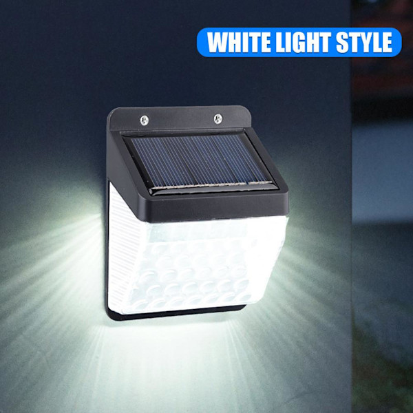 Solarlampor Utomhus Trädgård Hem Super Stark Kropp Led Gatutrappa Vattentät Belysning Q1w6 Warm light 1pcs