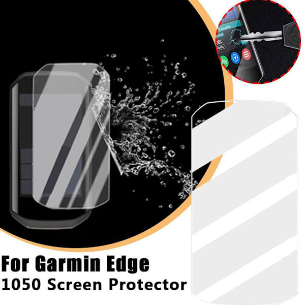Silikonskydd & Skyddsfilm För Garmin Edge1050 Anti Fall. G2B9 balck 1set