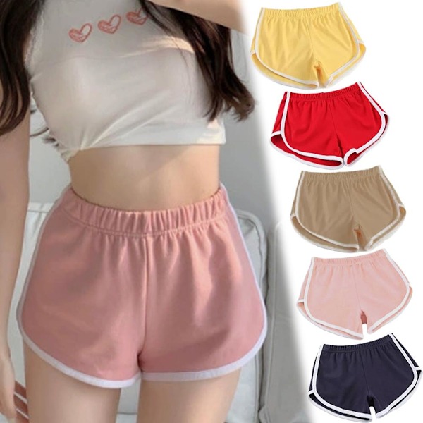 Sportshorts Sommar Dam Utomhuskläder Fritid Lös Shorts R6X Pink M