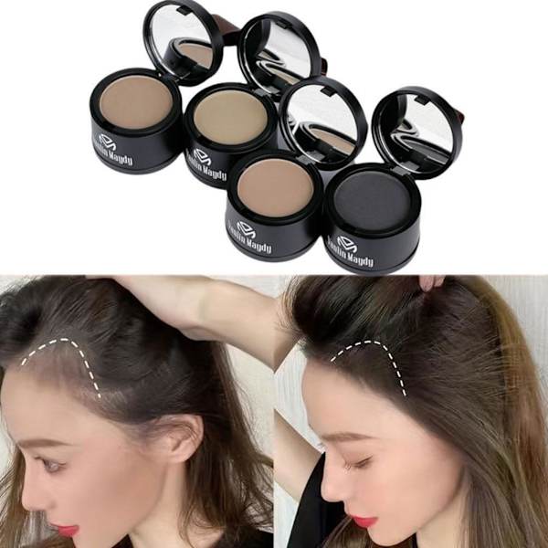 Fluffigt Tunt Puder Hårfäste Skugga Täcker Utväxt Döljare P4J1 dark coffee 4g