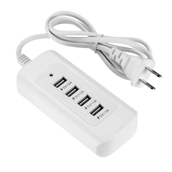 Multiport Type C USB-laddare Strömadapter Skrivbordstorn Laddstation O5X9