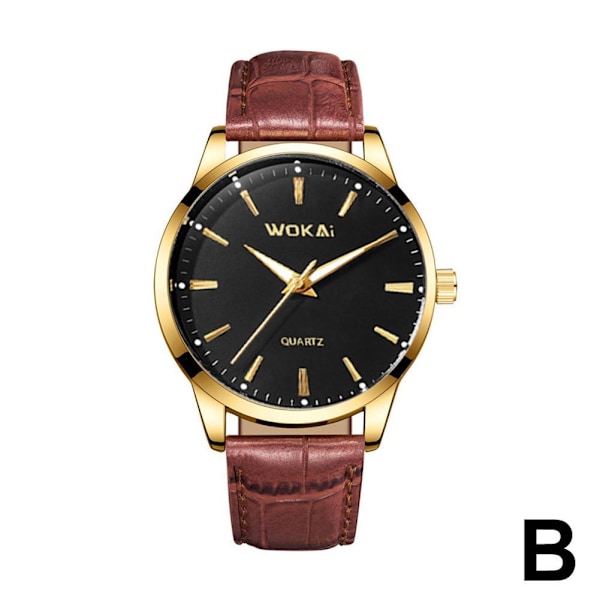 Sport Quartz Klockor Lämpliga För Män Wokai Herr Quartz Klockor Affärs- Och Lyxstil A8A4 Black One size
