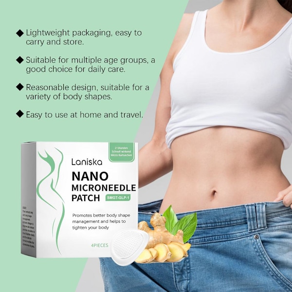 Nano Micro Nål Plåster Slimmande Micro Nål Plåster Uppstramande LineCare Plåster