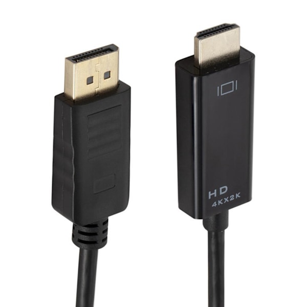 1.8m Kvalitets Display Port Dp Till Hane Lcd PC HD Tv Laptop Adapter Kabel AV V6W9
