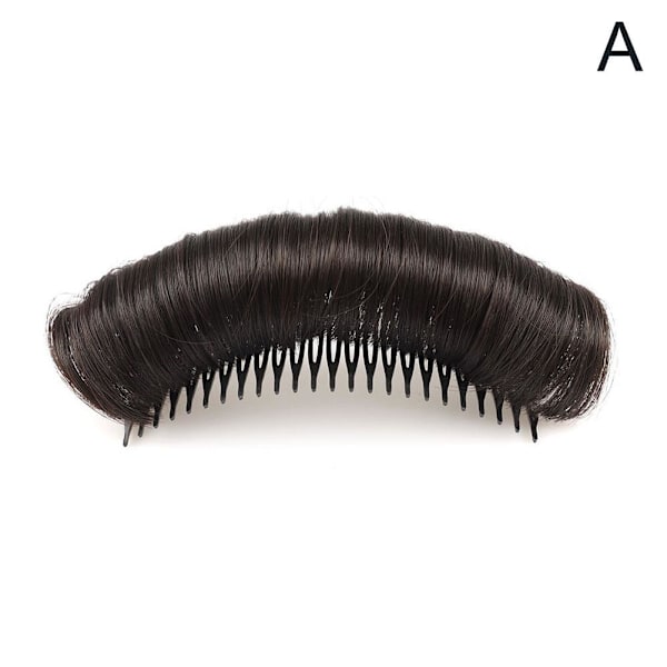Magisk Osynlig Hårvolym Ökning Hårknut Maker Fluffig Svamp Pad Kam Puff C4T9 natural color 12cm/4.72 inch
