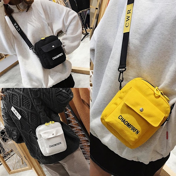 Koreansk Mobilväska För Kvinnor Sling Bag Mini Resväska Crossbody-väska D0u1 White One size