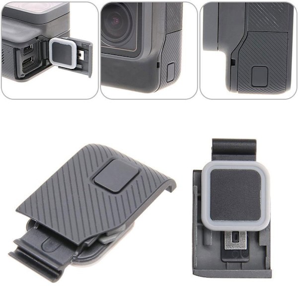 Nytt Original USB HDMI Sidokåpa Dörr Vattentät För GoPro Hero 5/6/7