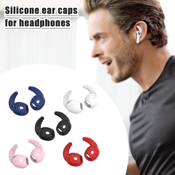 5 Par Öronkrokar Mjukt Gummi Öronproppshållare Skydd För airpods 4 Tillbehör 2024