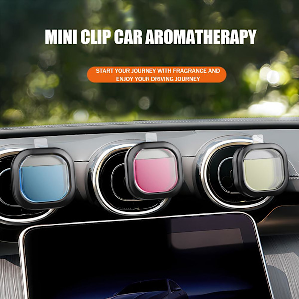 NY Bil Luftfräschare Med Ventilationsklämma Bil Aromaterapi Peach One size
