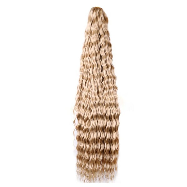 30 tum lång Deep Twist syntetiskt hår Deep Curly Hair Extension. 24 onesize