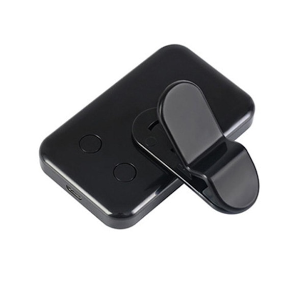 Clip-On Uppladdningsbart Selfie-ljus Justerbar Ljusstyrka För Mobil Dator. blackA 1set 2pcs