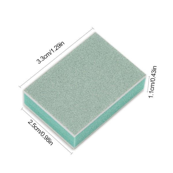 5/20 st Mini Nagelbufferblock Nagelkonst Sandpapper Polering UV Gel Glänsande Buffer Filar DIY Filset Green and WhiteA 1pcs 10pcs