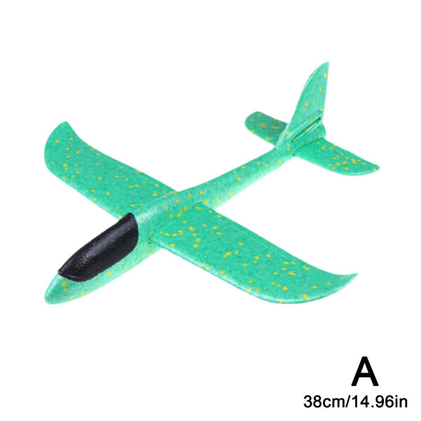 Plane Kids Gift Hand Kasta Flygplan Skum Fly EPP Foam Flygplan green one-size