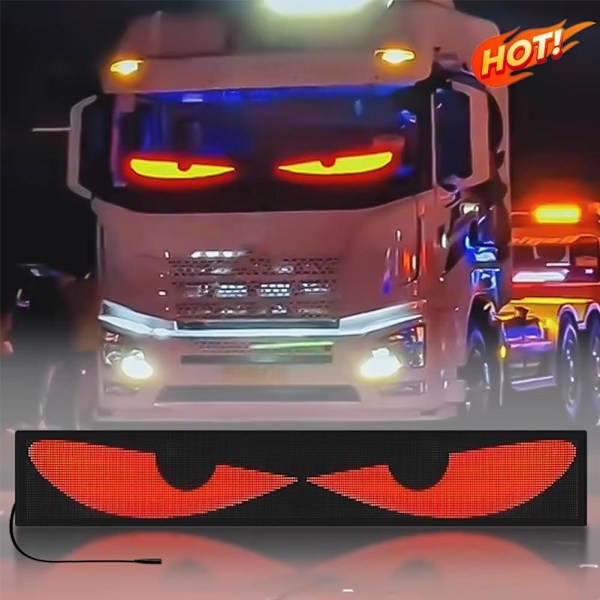 Led Bilmonterad Flexibel Fullfärgsskylt Intelligent Kan Styra Diy T7e0 A 1set