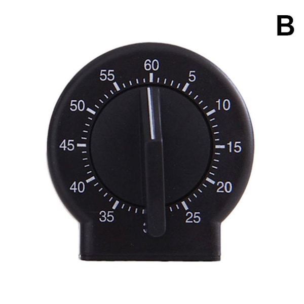 Minut Timer Mekanisk Manuell Matlagnings Timer Urverk varm White 1pcs