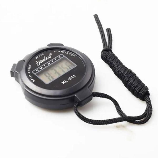 Digital Handhållen Sportstoppur Stoppur Timer Alarmräknare red 1size