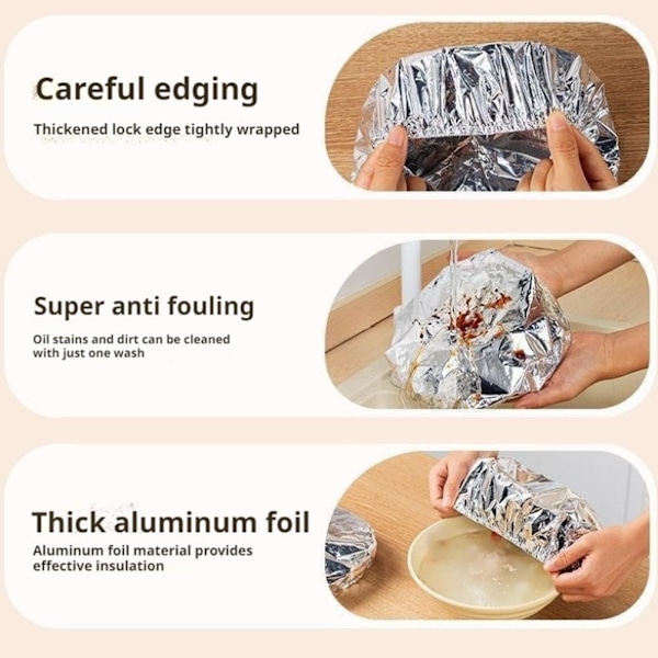 Återanvändbar Isolering av Aluminiumfoliefilm, Bordsisolering Mat X8M F3I6 30pcs One size