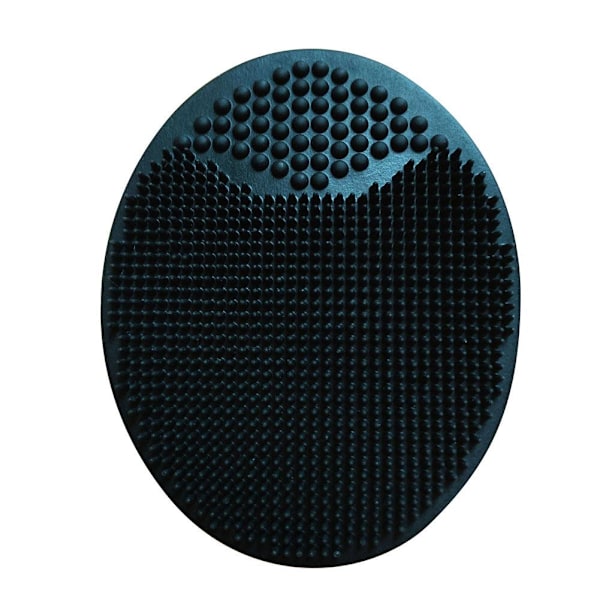 DJUPRENGÖRANDE SILIKON Exfolierande Ansiktsborste Ansiktsmassage Pad FRI FRAKTFI black One-size