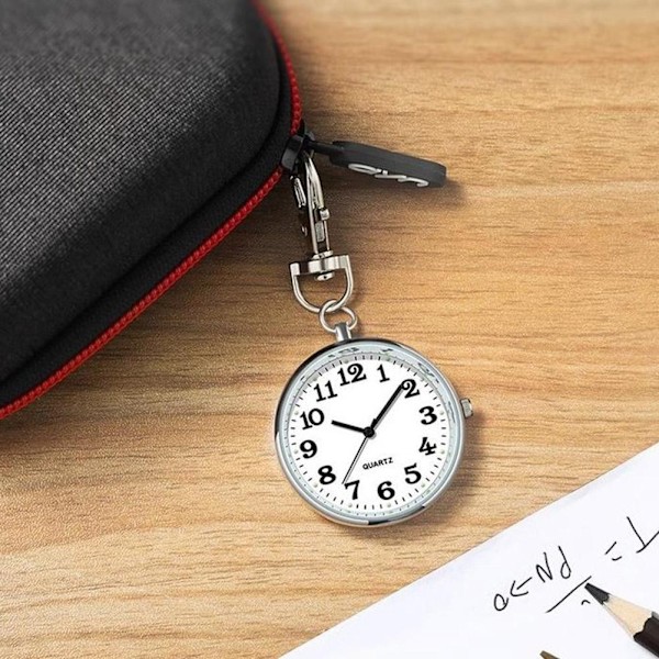 Kreativ Fickur Nyckelring Modeväska Examen Ficka Nyckelring Hänge Klocka P3L1 Golden One size
