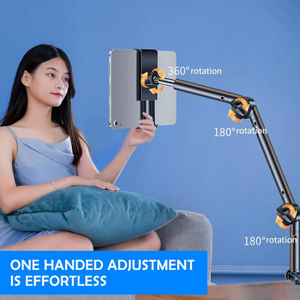 360° Roterande Lång Arm Skrivbord Säng Telefonhållare Ställ Lazy Mount Tablet T3V8 L2P2