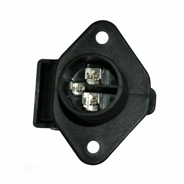 Släpvagn Traktor Kontaktdon 3-Pin 12V 24V Jordbruksmaskiner Skogsbruk UK BlackB socket