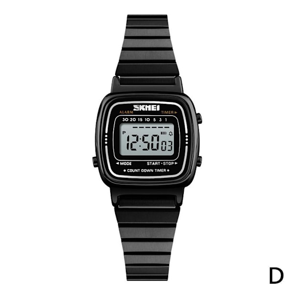 SKMEI Dammodeklocka Sport Digital Armbandsur Ele Black One size