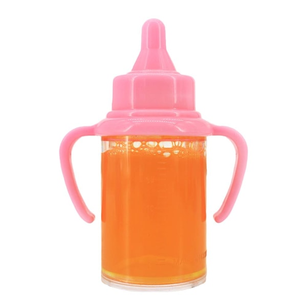 Babydockor Matningsflaska Magisk Set Försvinnande Mjölkleksak Låtsaslek Y8A2 Pink 1pcs