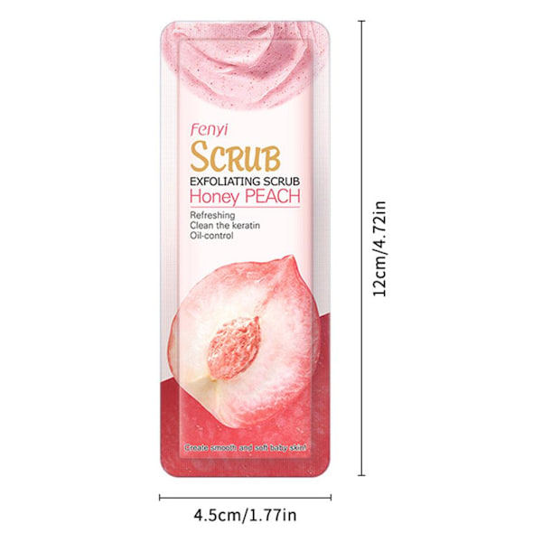Radiance Ansiktsskrubb Persika Rengör & Exfolierar I1G7