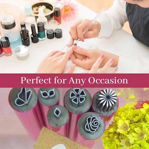 10-delars Nagelset Praktisk Nagelförsegling Nagelkonst Stämpel Penna P3h4 D 1pcs