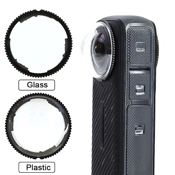 1 st Skyddande Linsskydd för Insta-360 X5 Kameralinsskydd Full täckning Skärmskydd, Linsskydd Actionkameratillbehör, Hög Trans Glass protection lens 1pcs