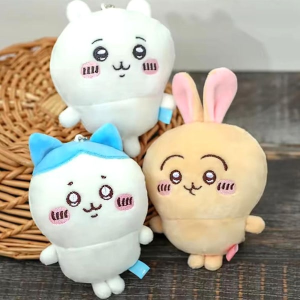 Chiikawa Anime Plysch Hänge Söt Tecknad Usagi Docka Hänge Gåva 10cm Plysch O1U7 Apricot One size
