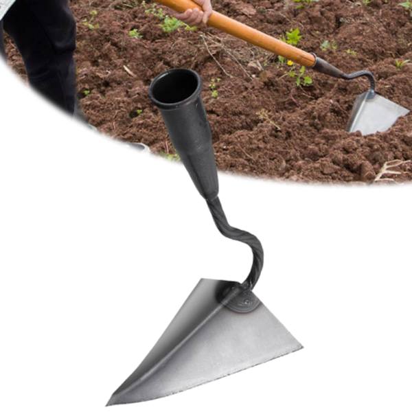 Hacka Trädgårdsredskap, Fåra Hacka Triangel Ploghacka, Trädgårds Triangelhacka För Gödsling Ogräsrensning Plantering Grävning Jämning Rostfritt Stål Landsca L 1pcs
