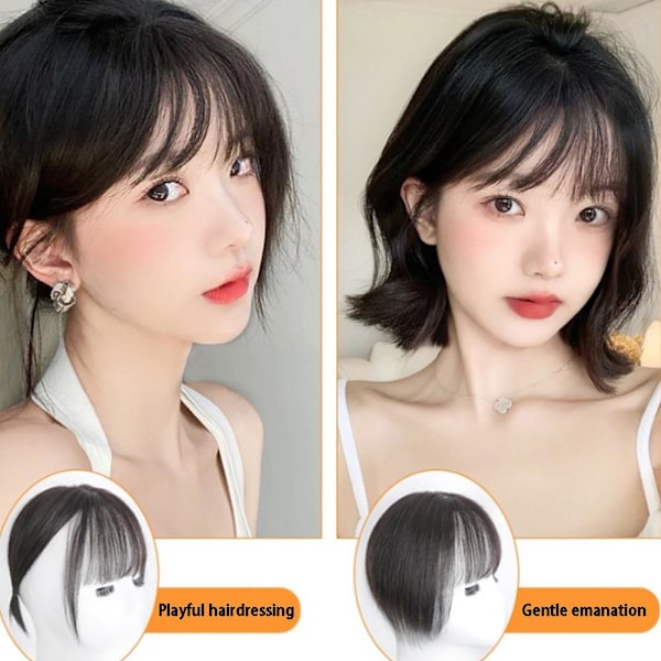 Lugghårspänne Mini Lugghår Hårstycke Rak Clip-in Topp Hårfrisyr E0R2.AU dark brown 1pcs