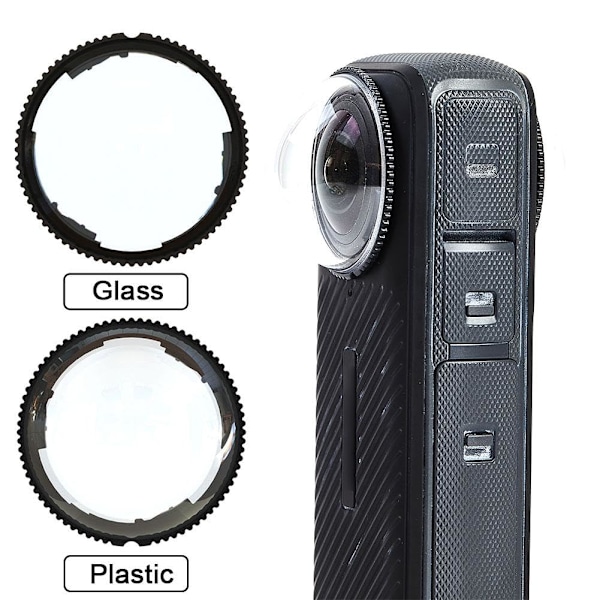 1 st Skyddande Linsskydd för Insta-360 X5 Kameralinsskydd Full täckning Skärmskydd, Linsskydd Actionkameratillbehör, Hög Trans Plastic protective lens 1pcs