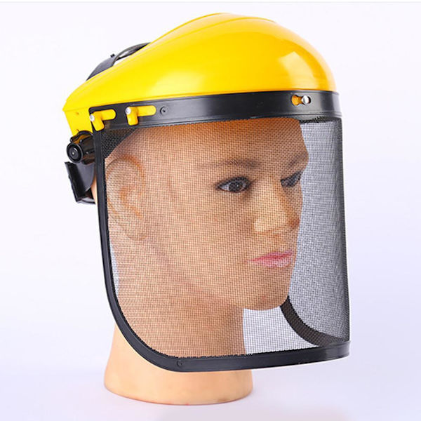 Trädgårdssäkerhetsmask Mesh Visir Ansiktsskydd Gräsklippning Mesh Visir Lot A7